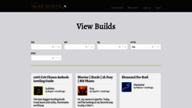 What Classicwowbuilds.com website looked like in 2019 (4 years ago)