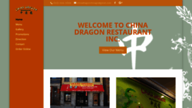 What Chinadragonchicago.com website looked like in 2019 (4 years ago)