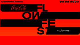 What Cocacolaflowfest.com.mx website looked like in 2019 (4 years ago)