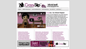 What Crazyslip.net website looked like in 2019 (4 years ago)
