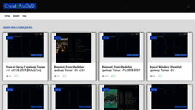 What Cheat-nodvd.ru website looked like in 2019 (6 years ago)
