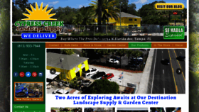What Cypresscreeklandscapesupply.com website looked like in 2019 (4 years ago)