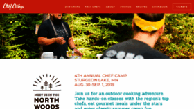 What Chefcampmn.com website looked like in 2019 (4 years ago)