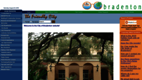 What Cityofbradenton.com website looked like in 2019 (4 years ago)