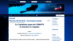 What Codep79-plongee.fr website looked like in 2019 (4 years ago)