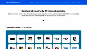 What Cablegratis.online website looked like in 2019 (4 years ago)