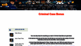 What Criminalcasetools.com website looked like in 2019 (4 years ago)