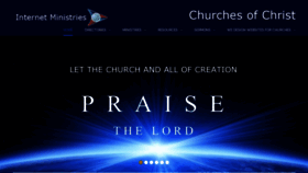 What Church-of-christ.org website looked like in 2019 (4 years ago)