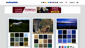 What Colorpalette.org website looked like in 2019 (4 years ago)