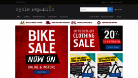 What Cyclerepublic.com website looked like in 2019 (4 years ago)