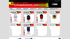 What Cysupplements.com website looked like in 2019 (4 years ago)