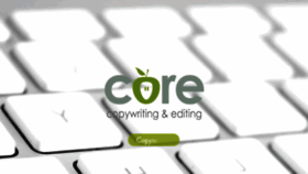 What Corecopywriting.co.uk website looked like in 2019 (4 years ago)