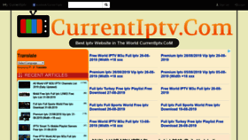 What Currentiptv.com website looked like in 2019 (4 years ago)