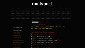 What Coolsport.biz website looked like in 2019 (4 years ago)