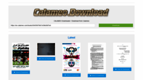 What Calameo.download website looked like in 2019 (4 years ago)