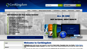 What Certkingdom.com website looked like in 2019 (4 years ago)