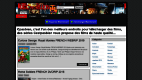 What Cpasbien.vip website looked like in 2019 (4 years ago)