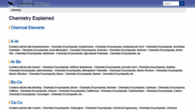 What Chemistryexplained.com website looked like in 2019 (4 years ago)