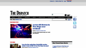 What Cdispatch.com website looked like in 2019 (4 years ago)