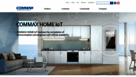 What Commax.com website looked like in 2019 (4 years ago)