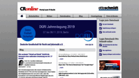 What Cr-online.de website looked like in 2019 (5 years ago)