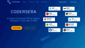 What Codersera.com website looked like in 2019 (4 years ago)