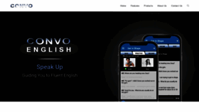 What Convoenglish.co website looked like in 2019 (4 years ago)