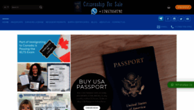 What Citizenshipforsale.co website looked like in 2019 (4 years ago)