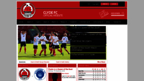 What Clydefc.co.uk website looked like in 2019 (4 years ago)