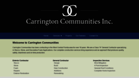 What Carringtoncommunities.com website looked like in 2019 (4 years ago)