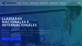 What Comuniquemonos.com website looked like in 2019 (4 years ago)