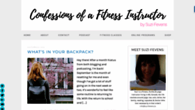 What Confessionsofafitnessinstructor.com website looked like in 2019 (4 years ago)