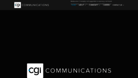 What Cgicommunications.com website looked like in 2019 (4 years ago)