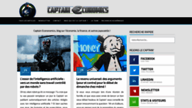 What Captaineconomics.fr website looked like in 2019 (4 years ago)