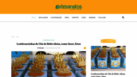 What Comofazerartesanatos.com.br website looked like in 2019 (4 years ago)