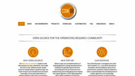 What Coin-or.org website looked like in 2019 (4 years ago)