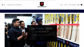 What Cricketershop.com website looked like in 2019 (4 years ago)