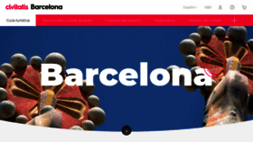 What Conocerbarcelona.com website looked like in 2019 (4 years ago)