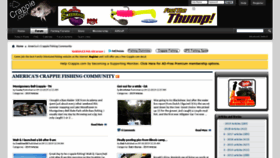 What Crappie.com website looked like in 2019 (4 years ago)