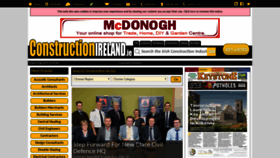 What Constructionireland.ie website looked like in 2019 (4 years ago)