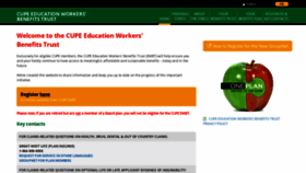 What Cupe-ewbt.ca website looked like in 2019 (4 years ago)