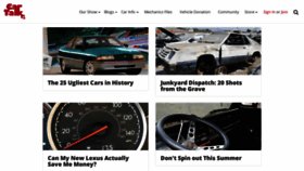 What Cartalk.com website looked like in 2019 (4 years ago)
