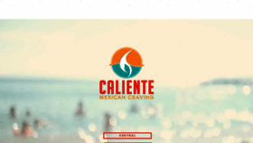 What Calientemexicancraving.com website looked like in 2019 (4 years ago)