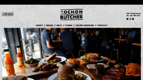 What Cochonbutcher.com website looked like in 2019 (4 years ago)
