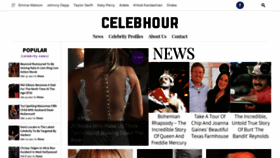 What Celebhour.com website looked like in 2019 (4 years ago)