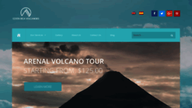 What Costaricavolcanoes.com website looked like in 2019 (4 years ago)