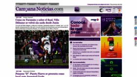 What Campananoticias.com website looked like in 2019 (4 years ago)