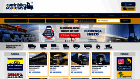 What Caminhoesecarretas.com.br website looked like in 2019 (4 years ago)