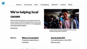 What Co-operative.coop website looked like in 2019 (4 years ago)