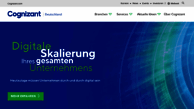 What Cognizant.de website looked like in 2019 (4 years ago)